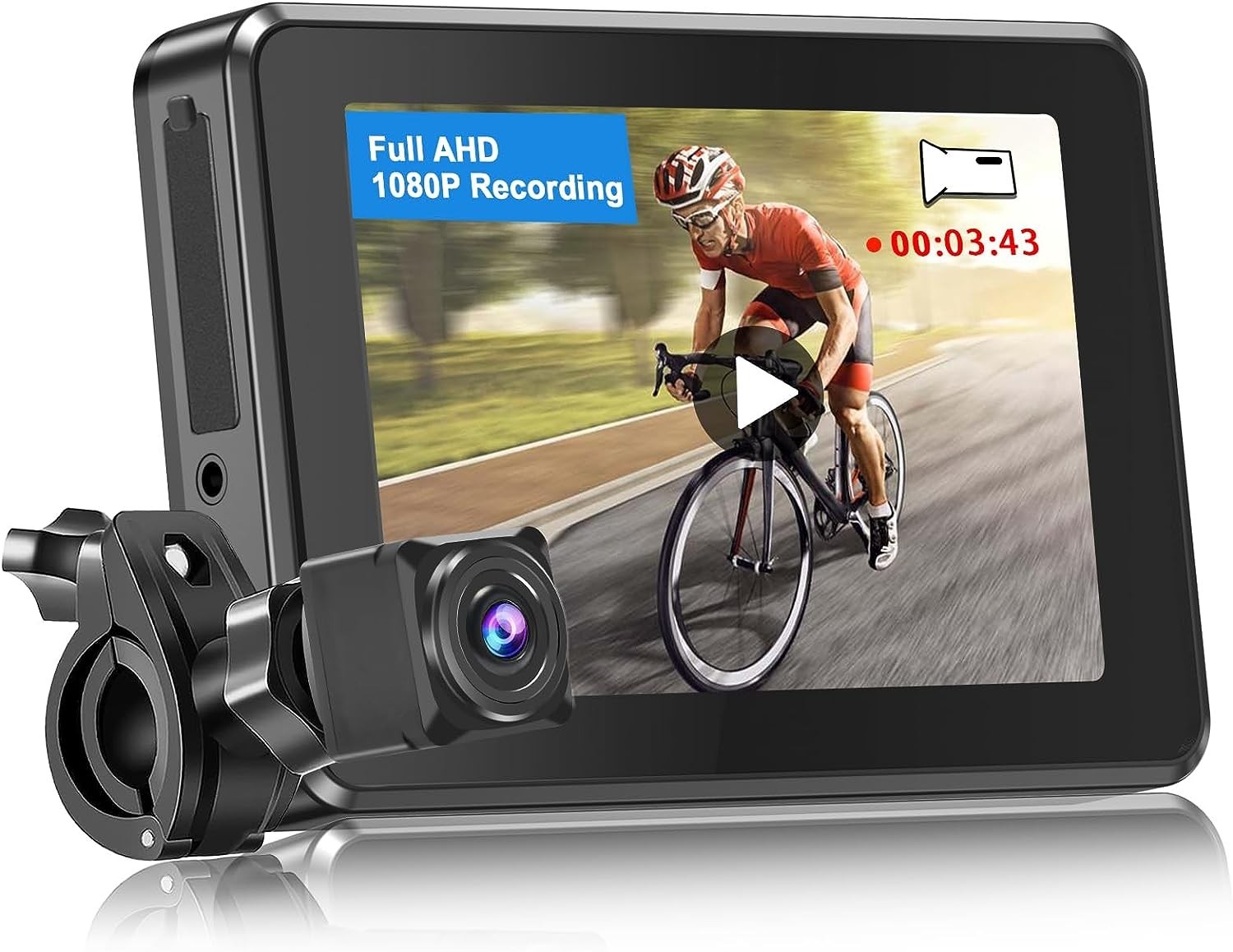 kamera s nahraním - na motorku nebo kolo