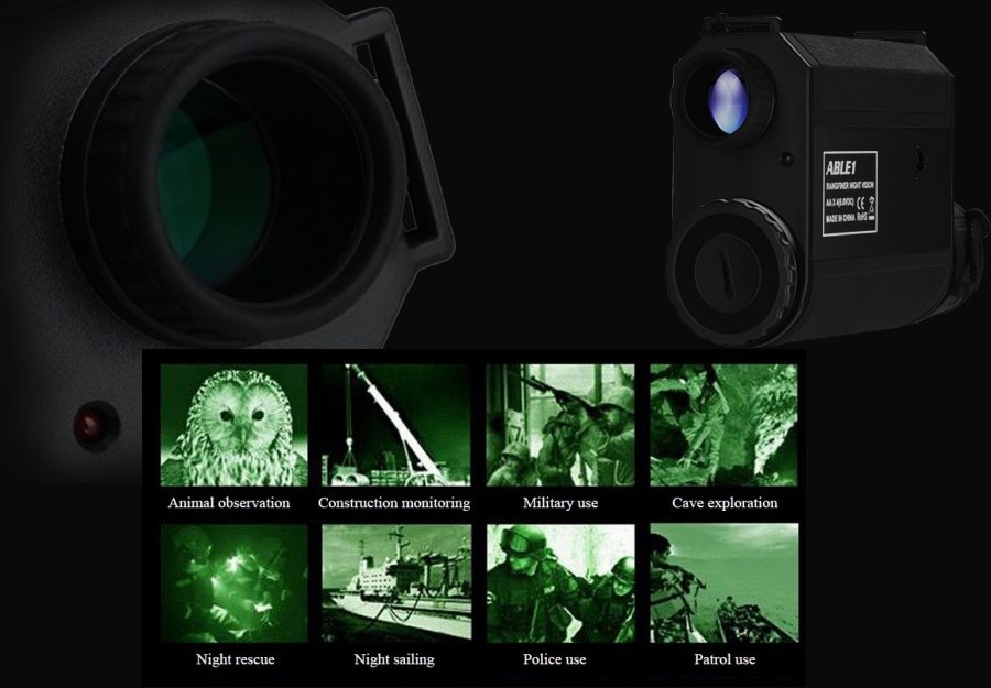 monokulární dalekohledy s nočním viděním a kamerou