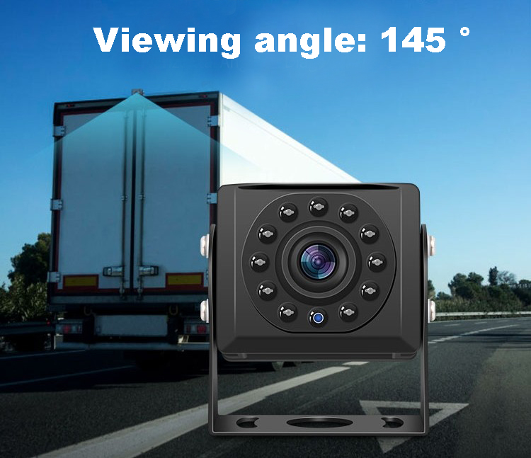 kamera s úhlem 175 stupňů pro kamiony
