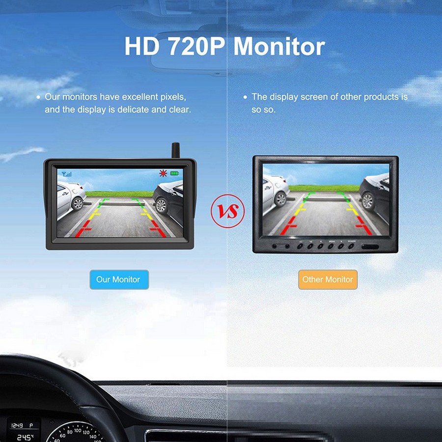 5 palcový HD AHD monitor