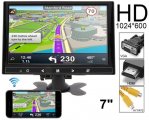 Wi-Fi mirror link 7 palcový monitor do auta VGA/HDMI/2xAV
