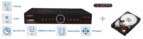 DVR záznamník AHD 1080P / 960H / 720P - 8 kanálový + 1TB HDD