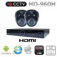 CCTV set 960H s 2x dome kamery s 20m IR + DVR s 1TB HDD