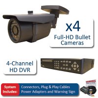 Profi HD SDI 4x kamery + HD SDI DVR 4-kanálový