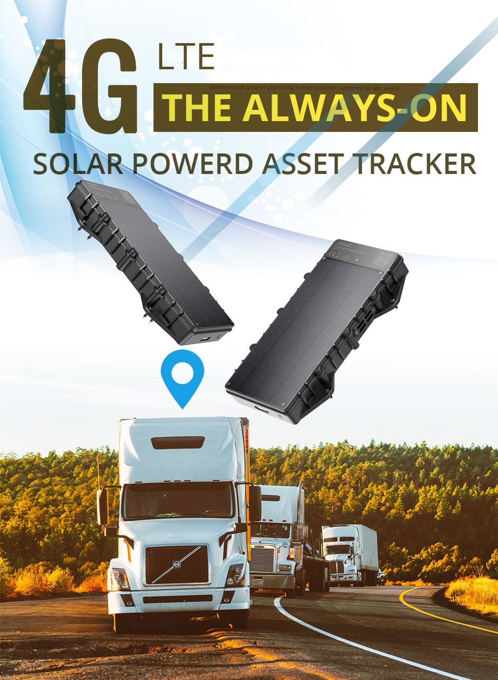 Solární GPS lokátor 4G s GPS/WIFI/BDS/LBS + 10000mAh baterie a IP67 krytí