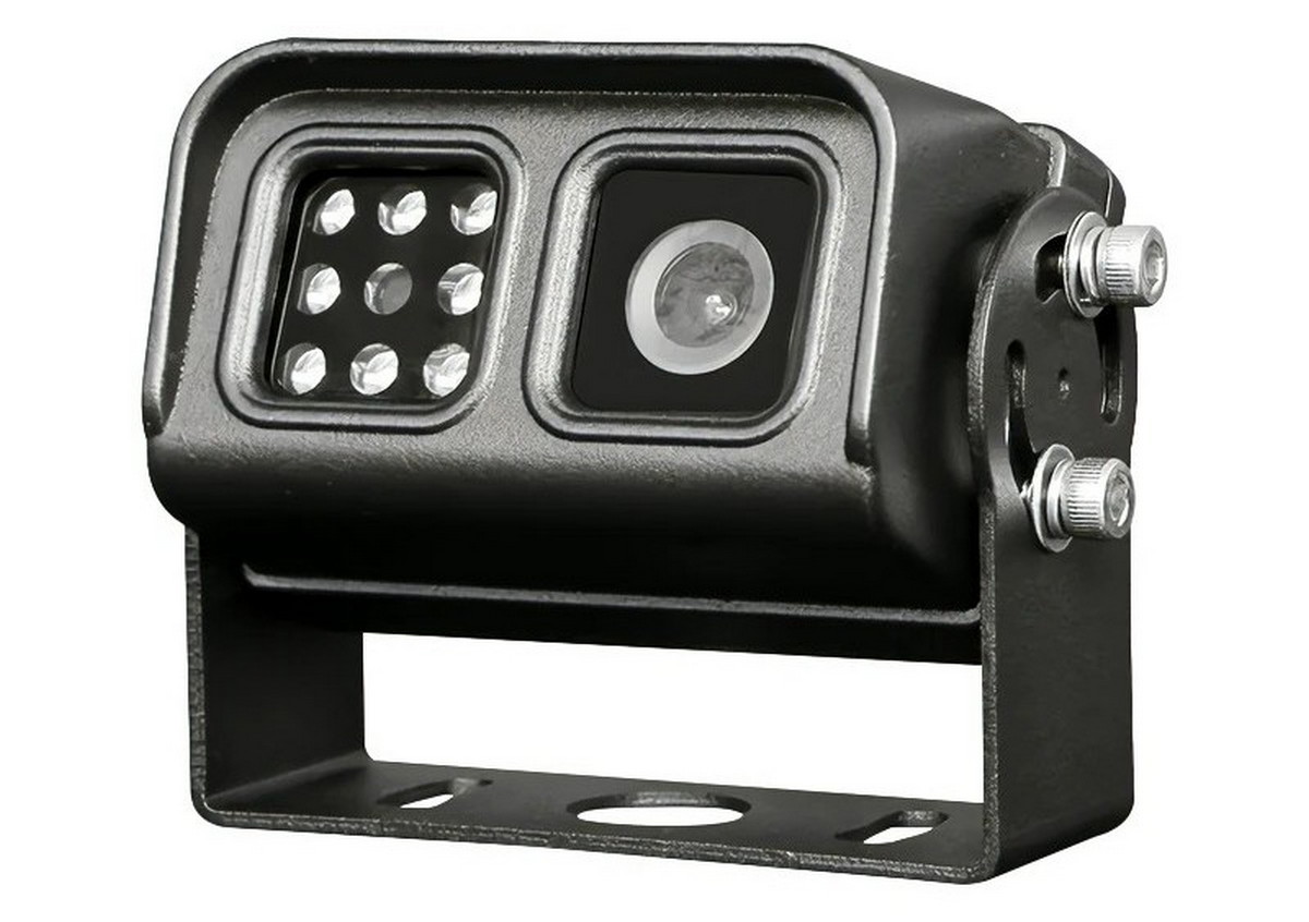 120 stupňová couvací kamera s 8 IR nočními LED pro noční vidění do vzdálenosti 15m