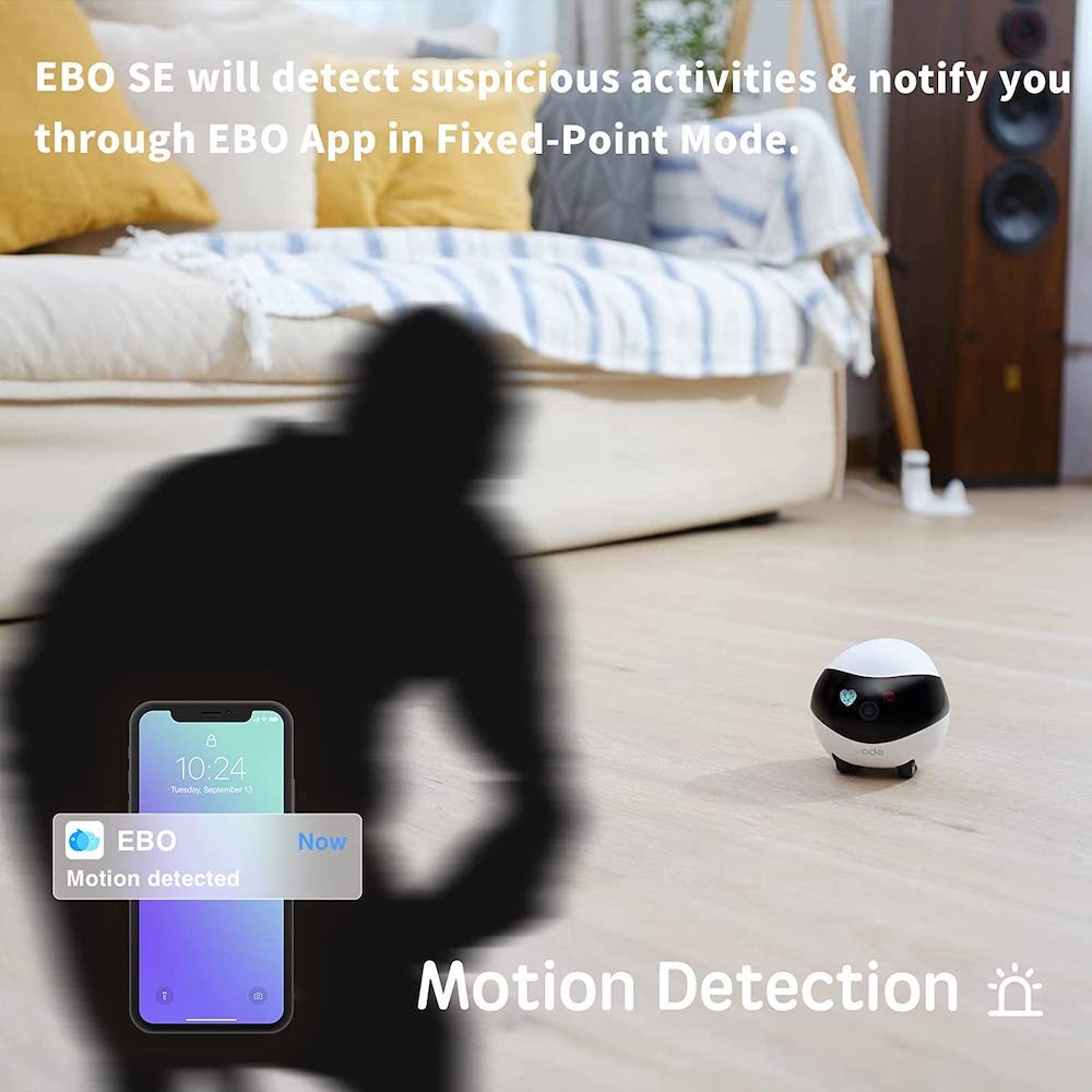 Mini robot který se postará o Vaši bezpečnost – detekce pohybu