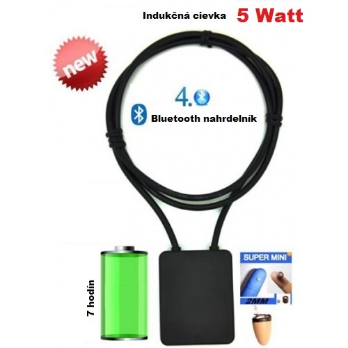 spy sluchadlo bluetooth nahrdelník