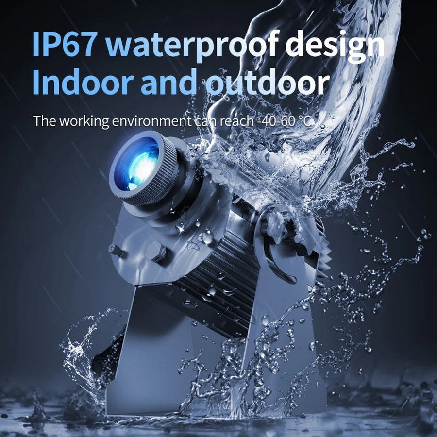 reklamní projektor krytí IP67 vodotěsný