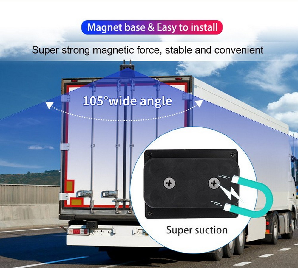 wifi kamera s magnetem pro dodavku kamion