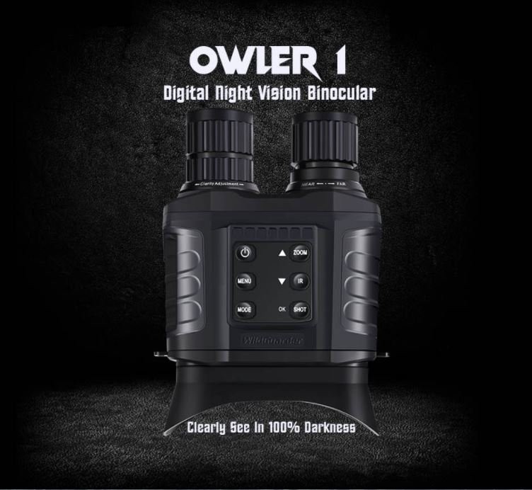 OWLER1 - 4xzoom dalekohled s kamerou + noční vidění 500m