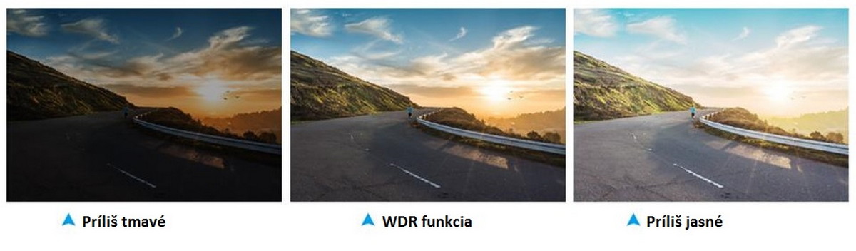 WDR - wide dynamic range kamery do auta profio x7