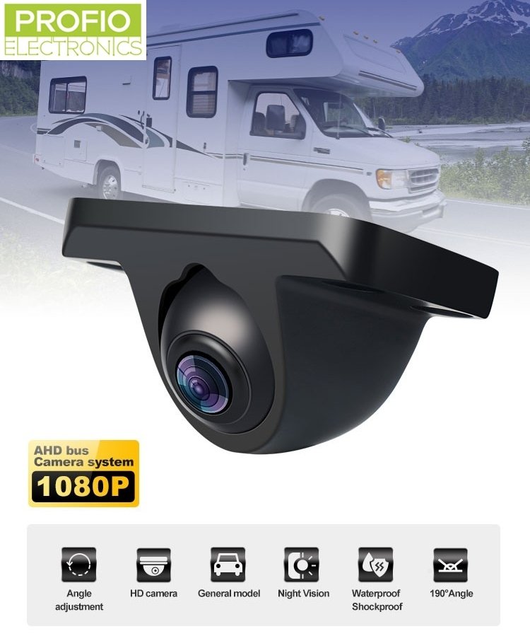 IP68 kamera couvací FULL HD do auta nebo na přívěs + 190° úhel