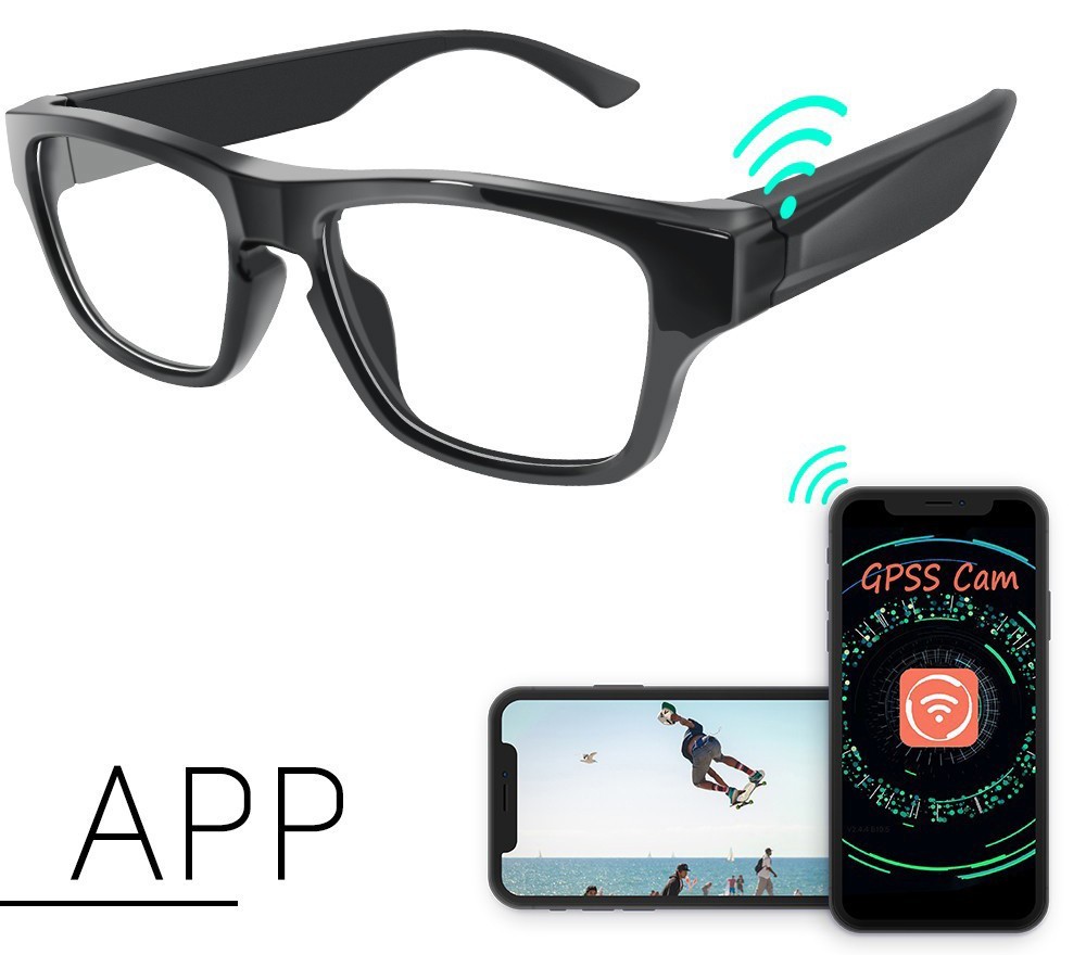 spionazne brýle s kamerou wifi live přenos