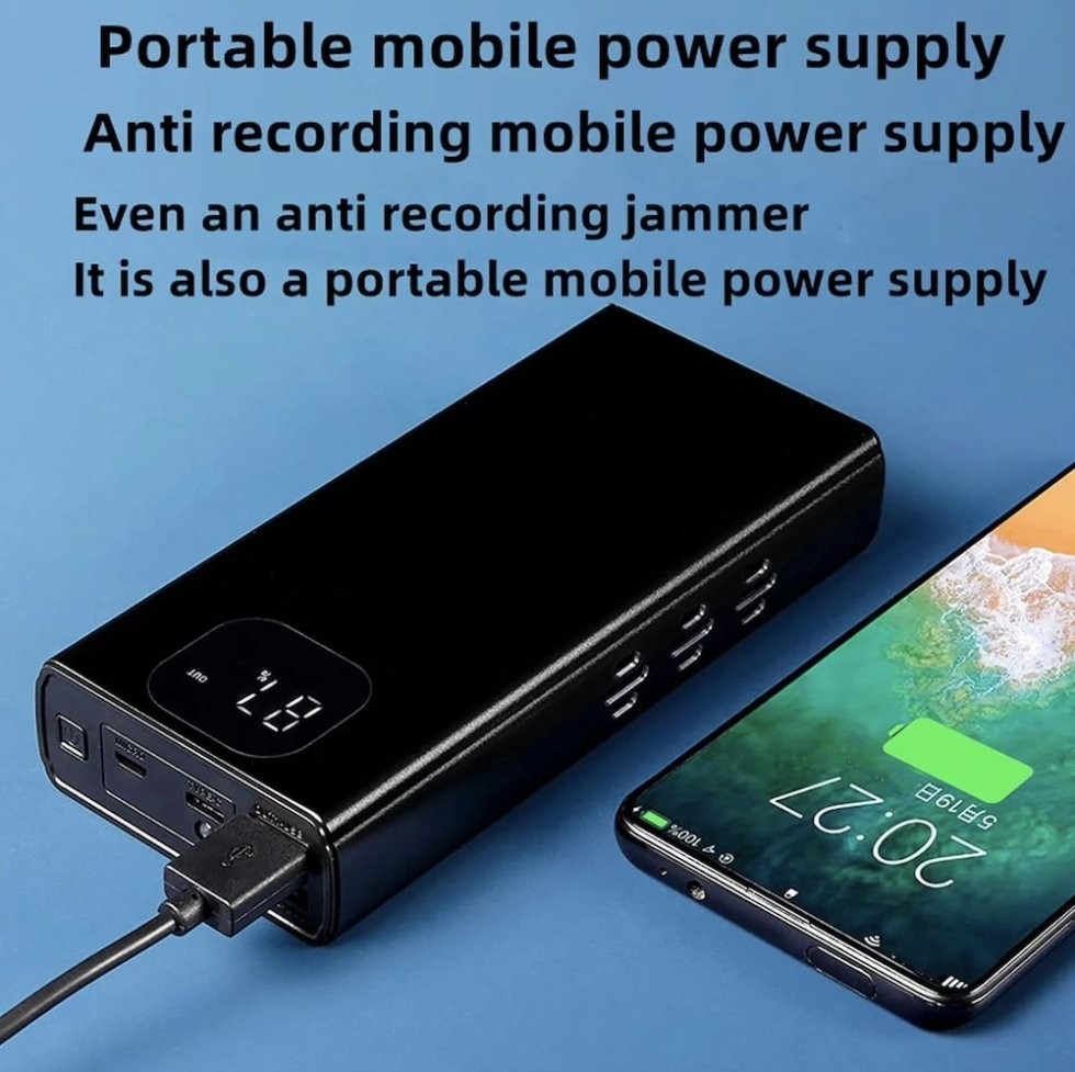 přenosná rušička nahrávání audio blokator