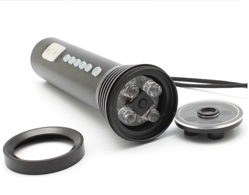 kamera v baterce s LED + mp3