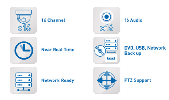 dvr rekordér ahd specifikace