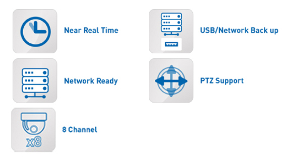 oahd / dvr 8 pin specifikace