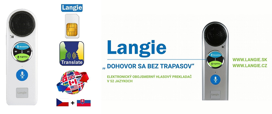 elektronický hlasový překladač Langie