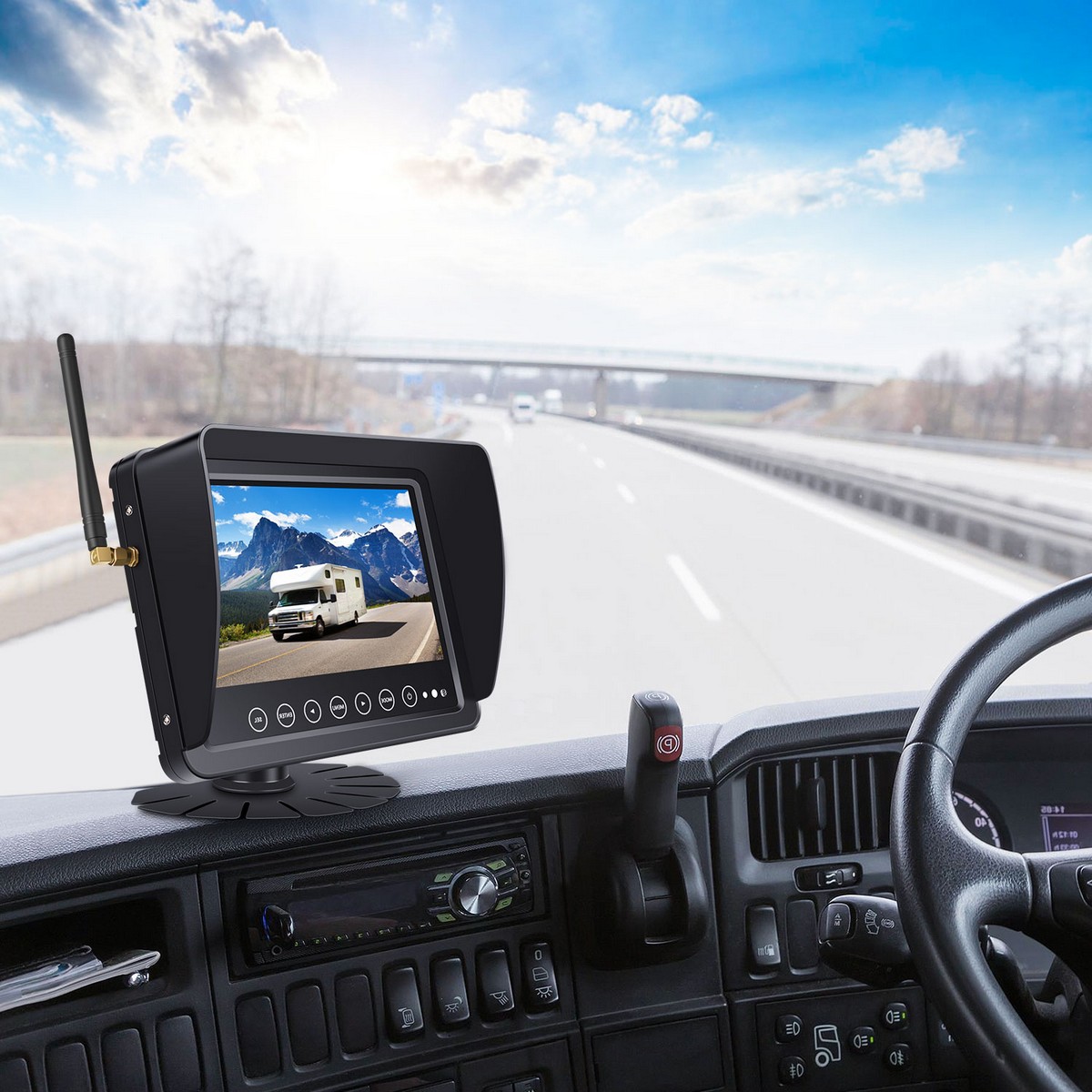 vodotěsný ip68 odolný monitor s kamerami