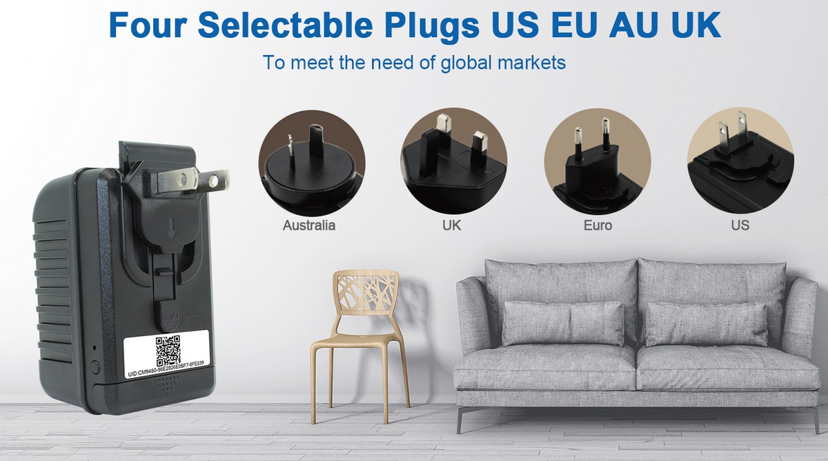 USB adaptér s kamerou - US EU AU Uk