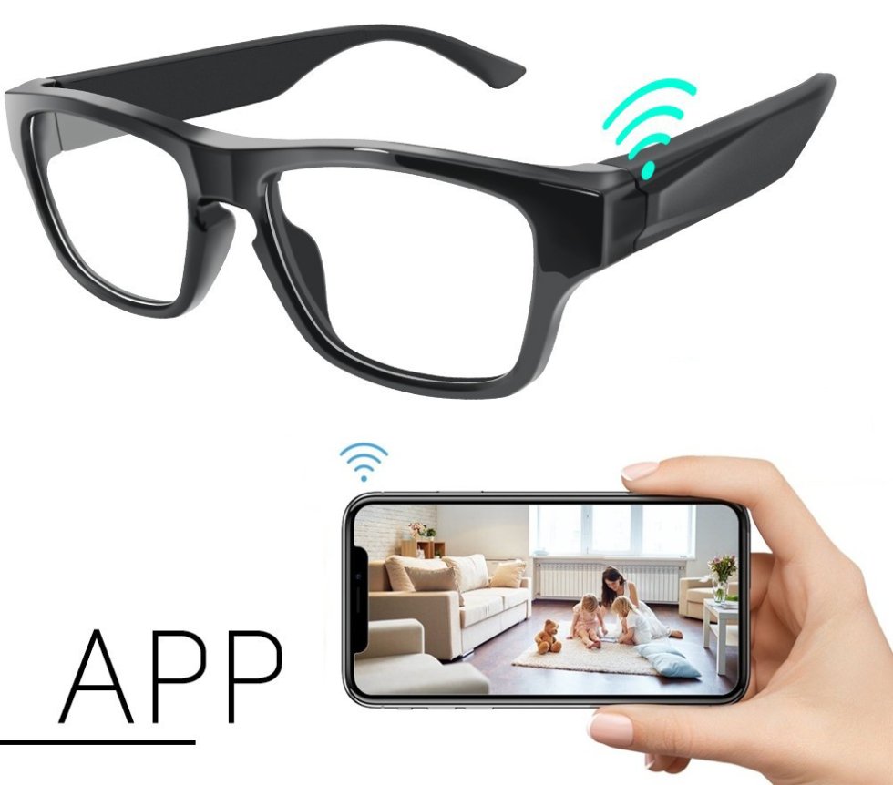 spionazne brýle s kamerou wifi full hd p2p přes internet