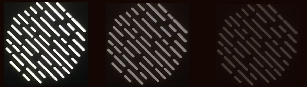 gobo projektor funkce stmívání