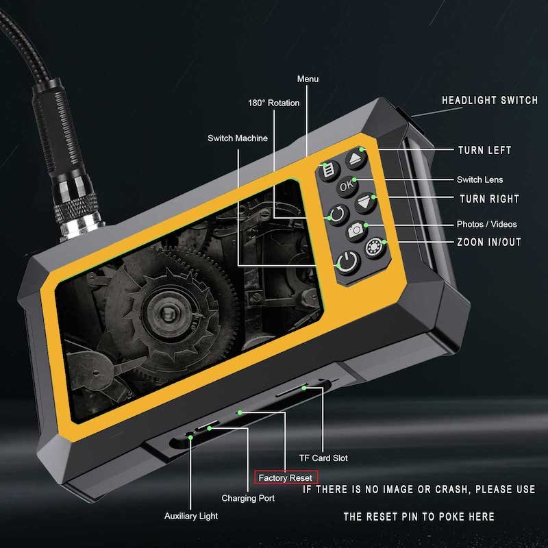 boroskop inspekční kamera