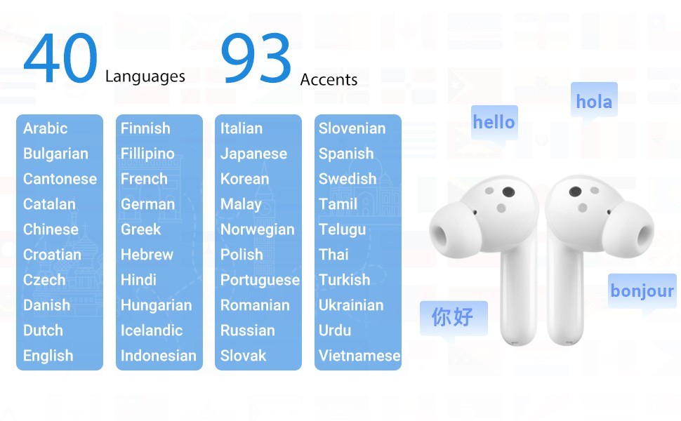 překlad až do 40 jazyků ONLINE- timekettle m3