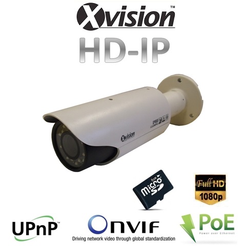 IP Full HD CCTV verifokálna kamera + noční vidění + SPZ